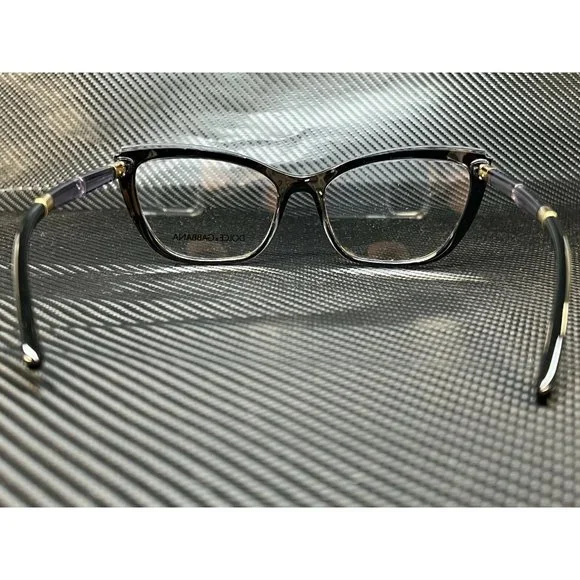 Dolce & Gabbana Dark Transparent Women's Eyeglasses